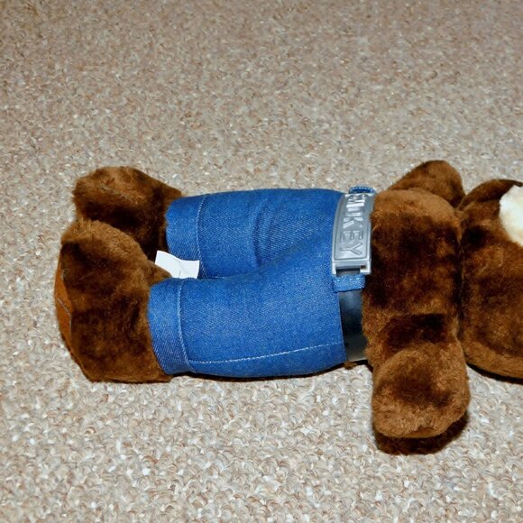 Vintage 1980 Dakin 13" Smokey Bear Plush Doll with Hat & Belt Buckle - Picture 9 of 12